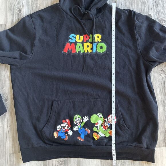 Super Mario Brothers Hooded Sweatshirt  With Front Pocket Size 2X - Picture 6 of 7